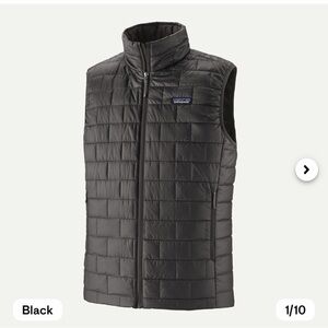 Patagonia nano puff Black Quilted vest